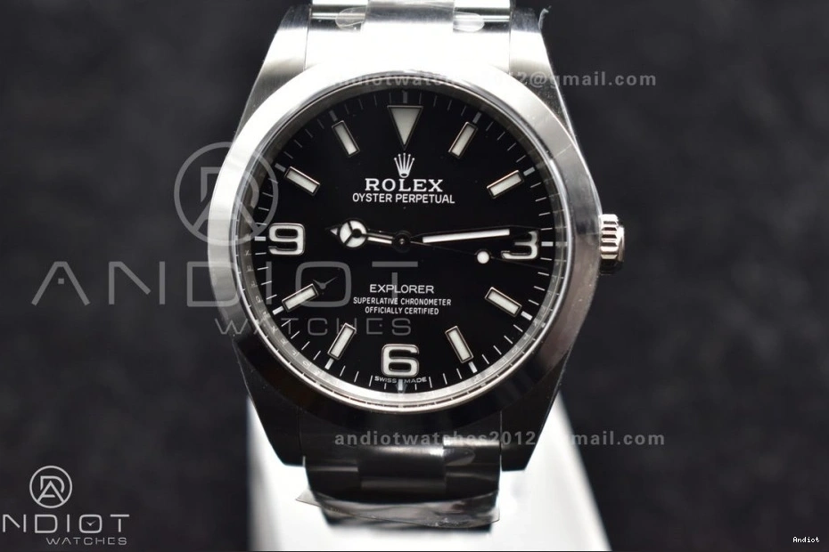 I Best Edition on Clean SS Dial VR3132 Black Bracelet 39mm 214270 Explorer 1:1 1130